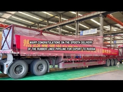 Przewody rurowe z gumą ołowioną przeciw korozji