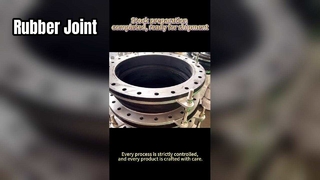 Wyroby złączy gumowych zostały wyprodukowane i są gotowe do wysyłki.