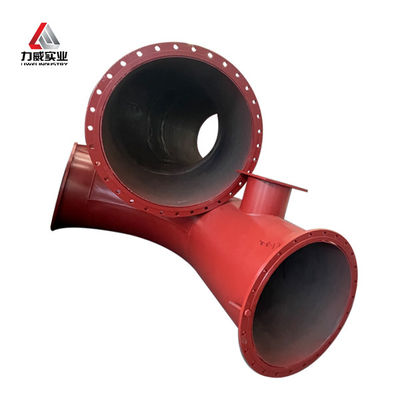 Plastykowe rury stalowe z podszewką, paski z połączeń, gumy MS