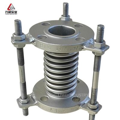 1/4 Inch Threaded Metal Ripple Compensator SS304 Bellows NPT BSP Connection For Instrument Piping
